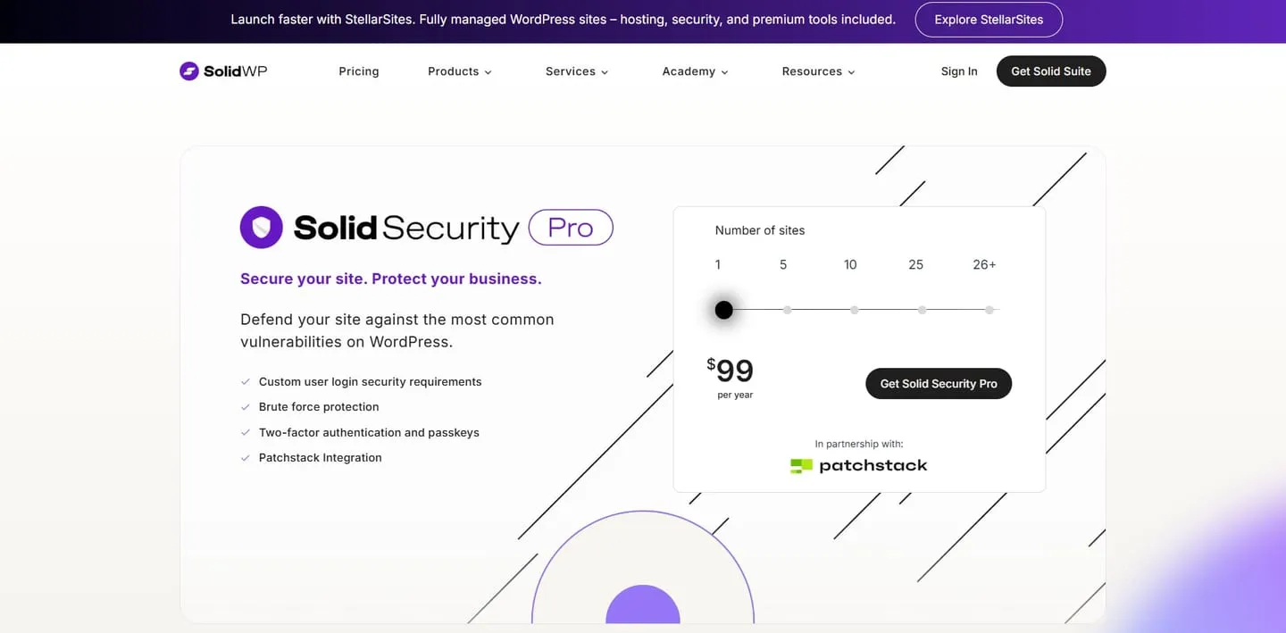 SolidWP - WordPress and login security