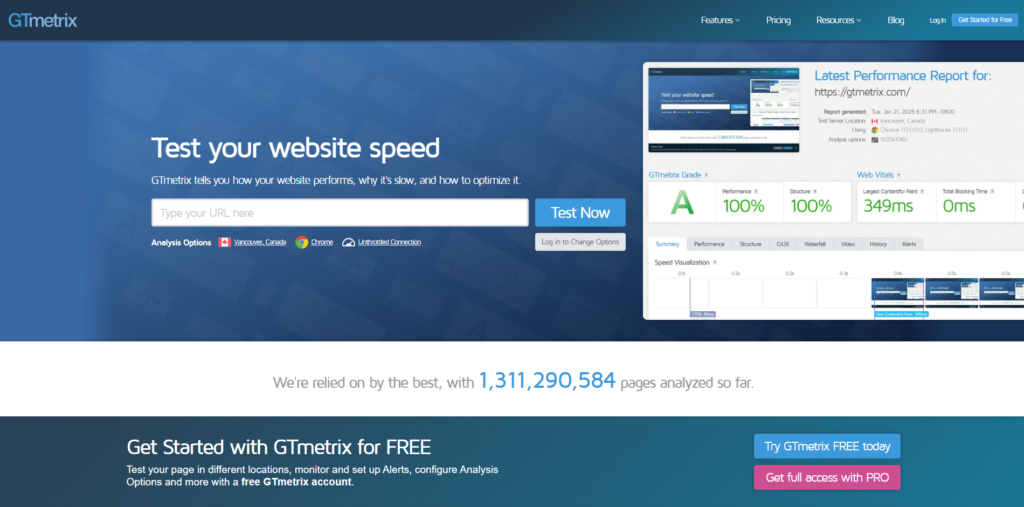 GTmetrix