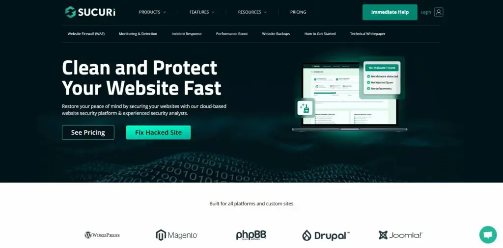 securi - firewall e fornitore CDN