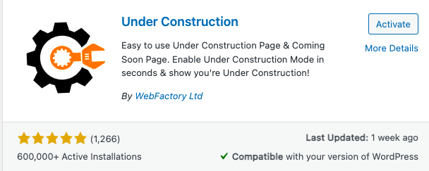 Under construction - Best WordPress Maintenance Mode Plugins