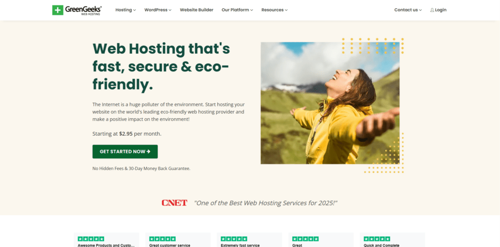 GreenGeeks - Bright Hosting GreenGeeks